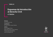 Tomo LVI Esquemas de Introducción al Derecho Civil (4ª Edición) 2026