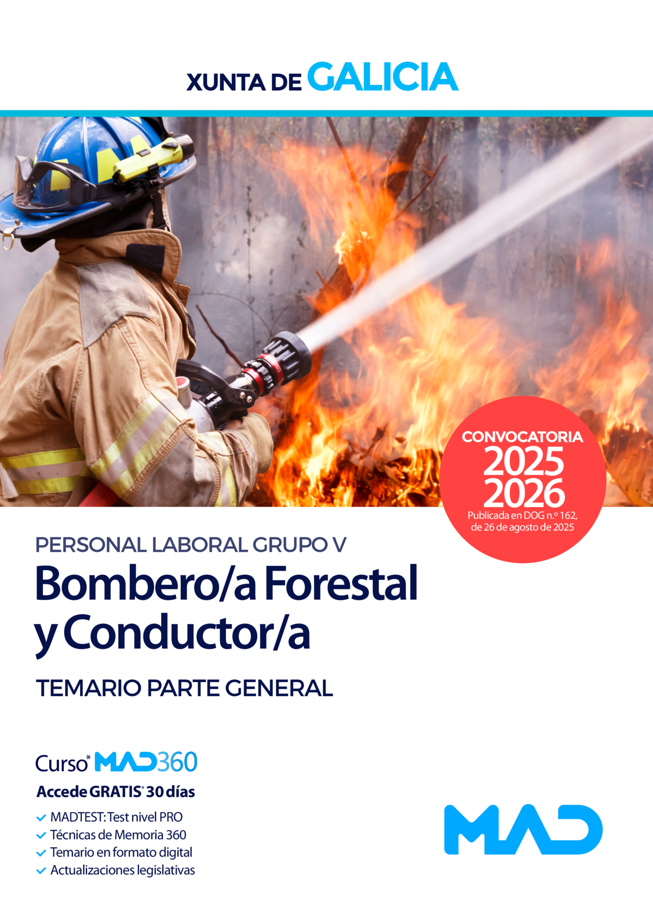 Bombero/a Forestal y Conductor/a (categorías 14 y 14A - Grupo V Personal Laboral)