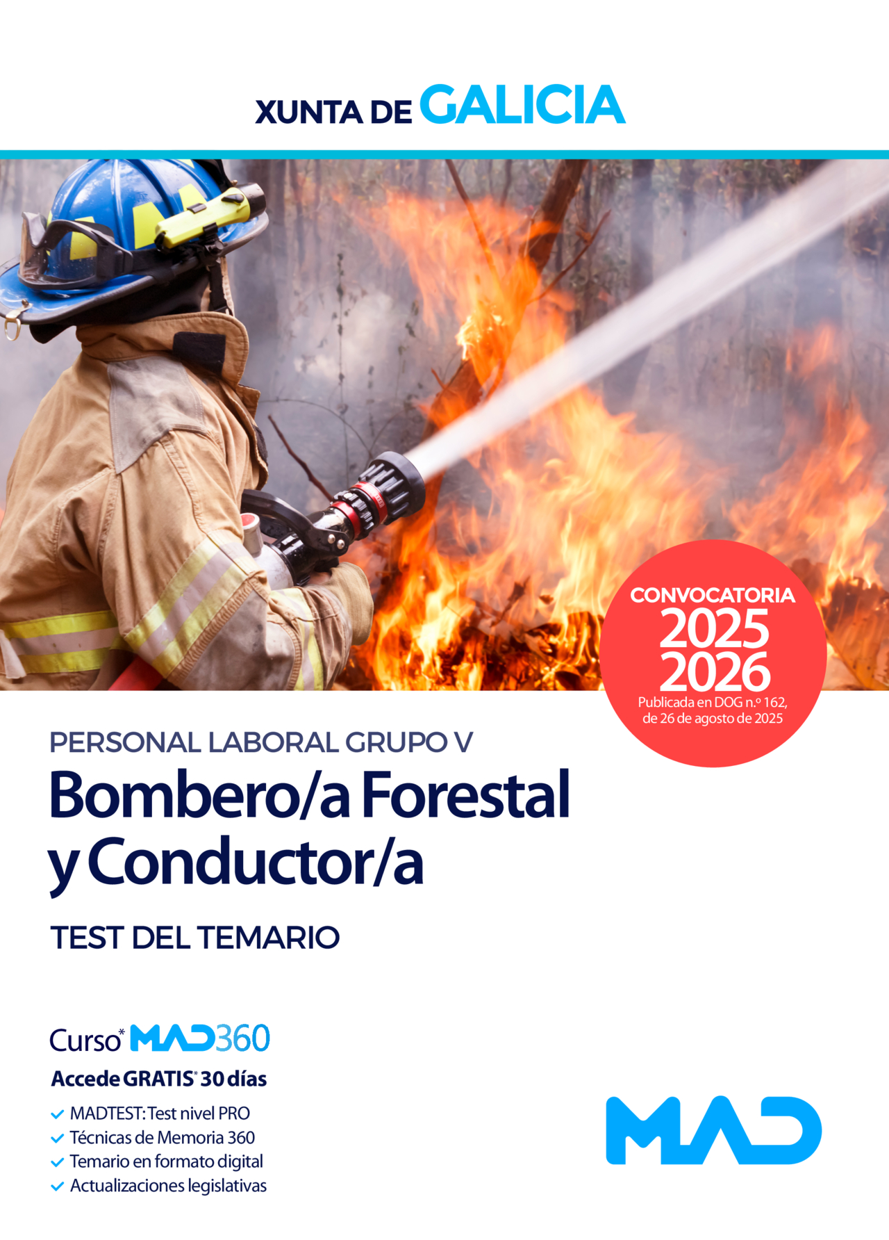 Bombero/a Forestal y Conductor/a (categorías 14 y 14A - Grupo V Personal Laboral)