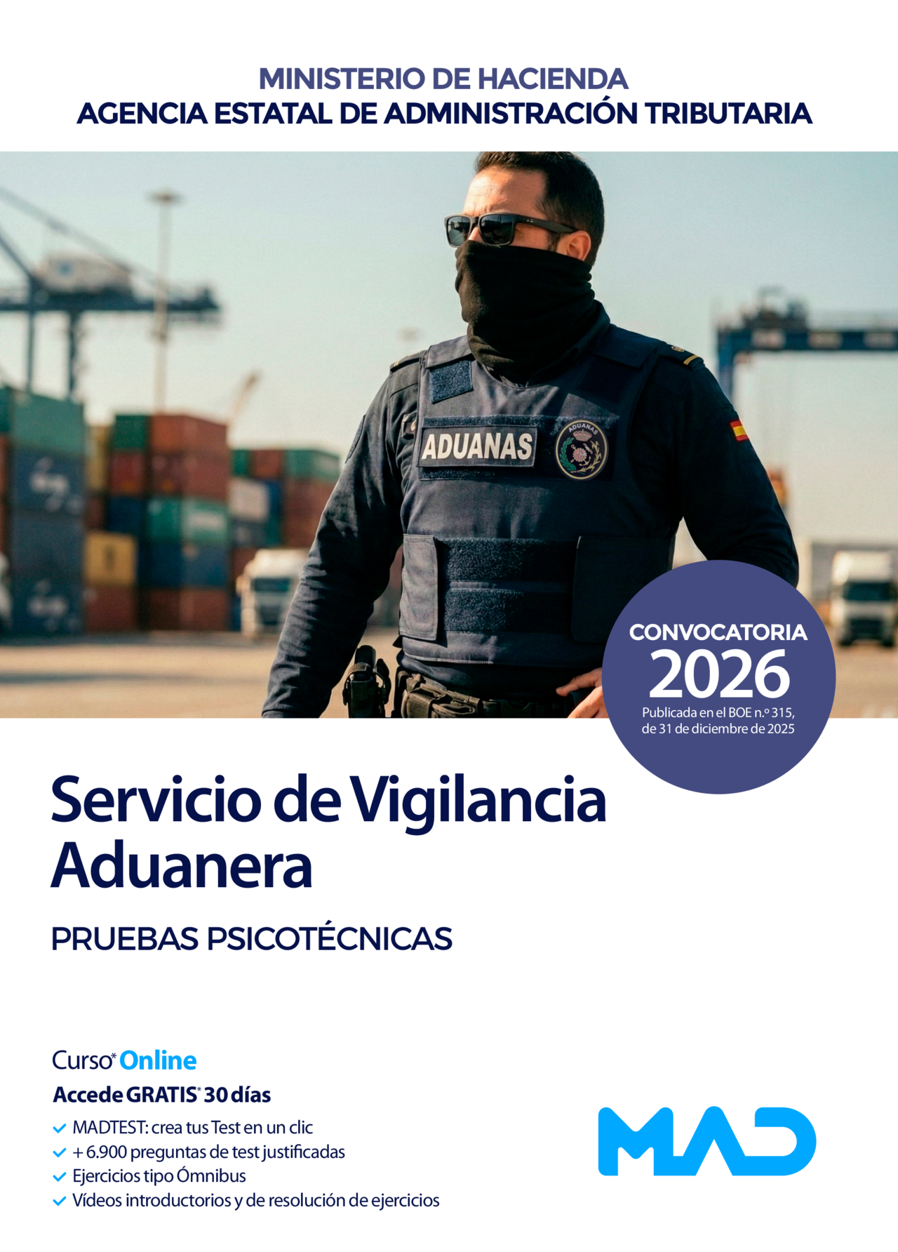 Oposiciones del Servicio de Vigilancia Aduanera