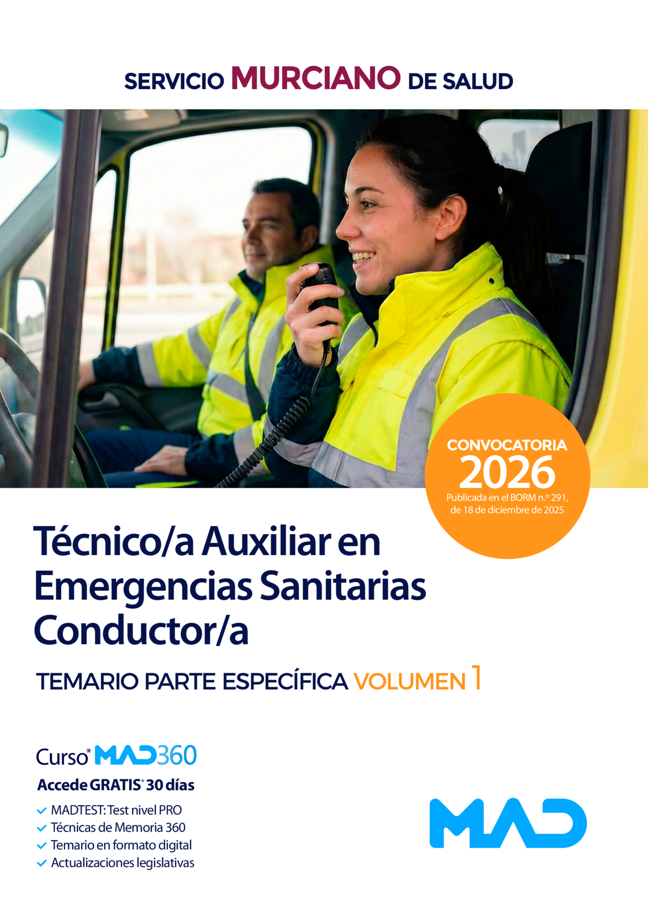 Técnico Auxiliar en Emergencias Sanitarias/Conductor