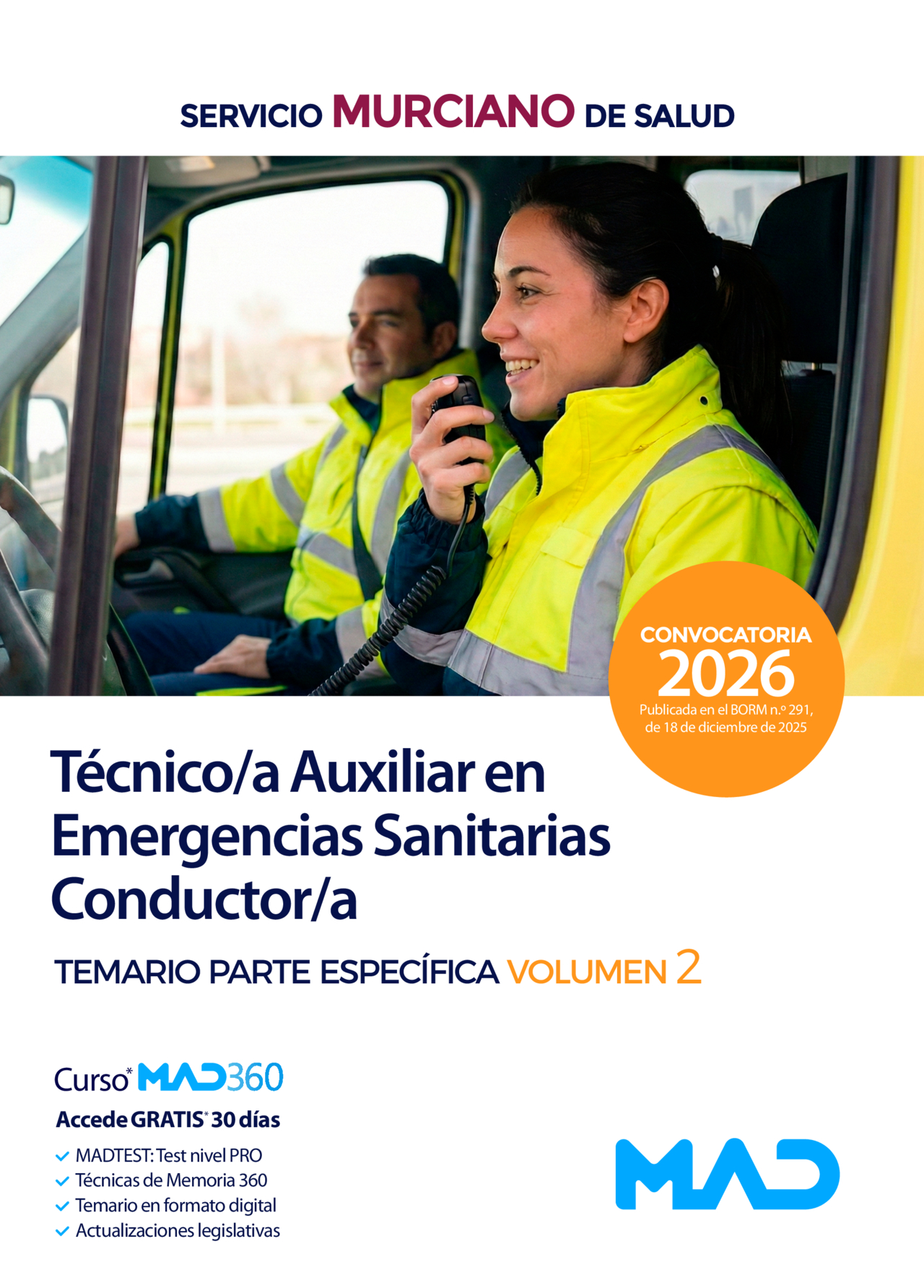 Técnico Auxiliar en Emergencias Sanitarias/Conductor