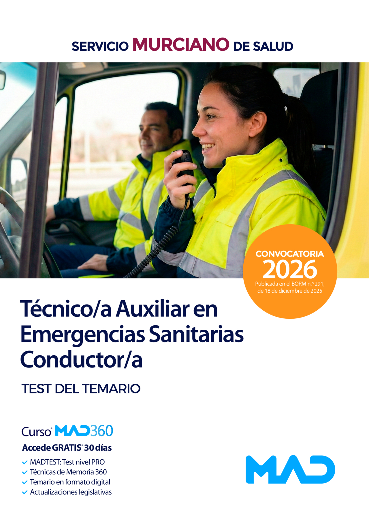 Técnico Auxiliar en Emergencias Sanitarias/Conductor
