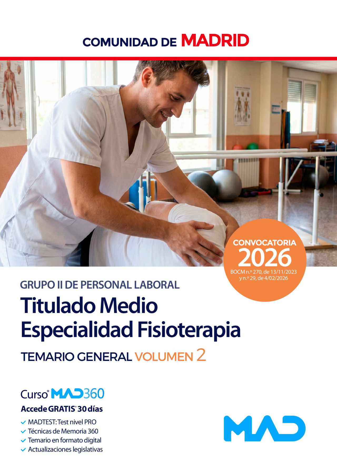 Titulado Medio Especialidad de Fisioterapia (Grupo II)