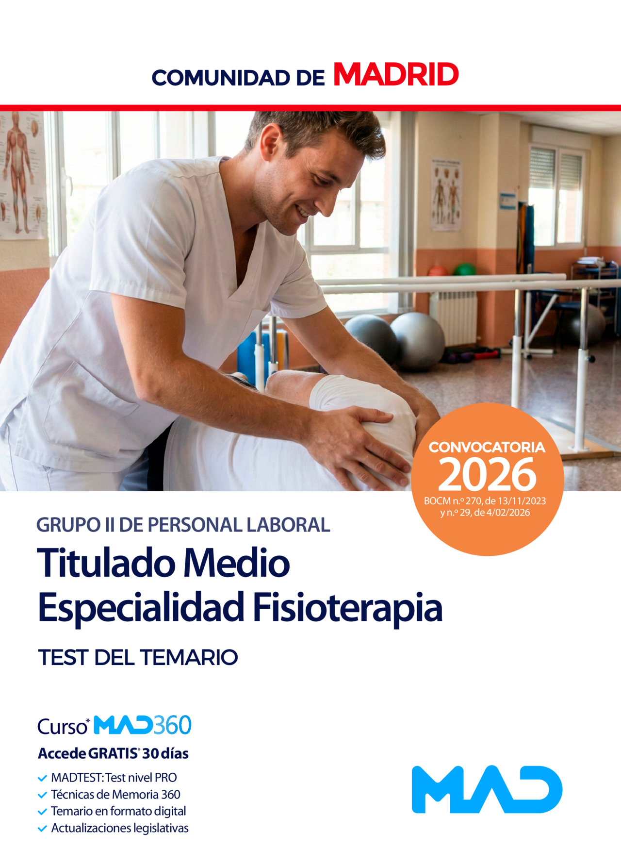 Titulado Medio Especialidad de Fisioterapia (Grupo II)