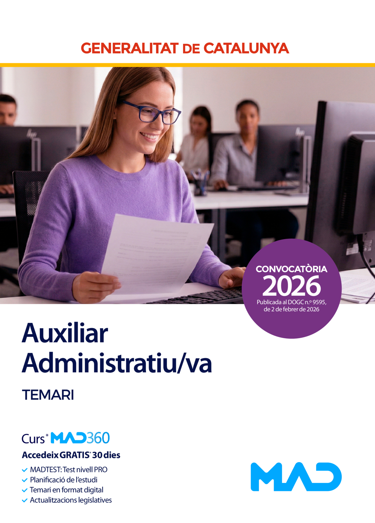 Auxiliar Administratiu/va