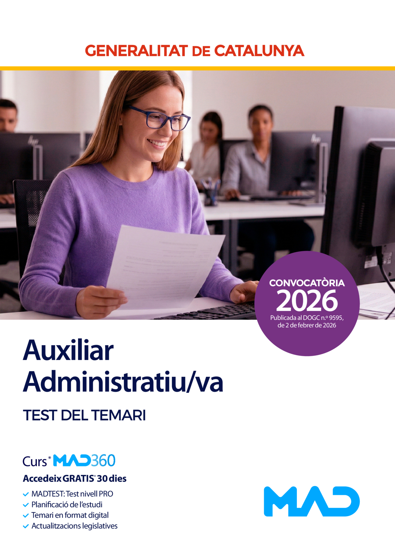 Auxiliar Administratiu/va