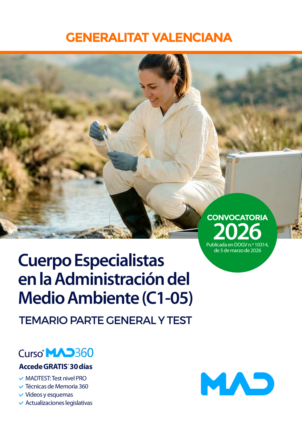 Cuerpo Especialistas en la Administración del Medio Ambiente (C1- 05)
