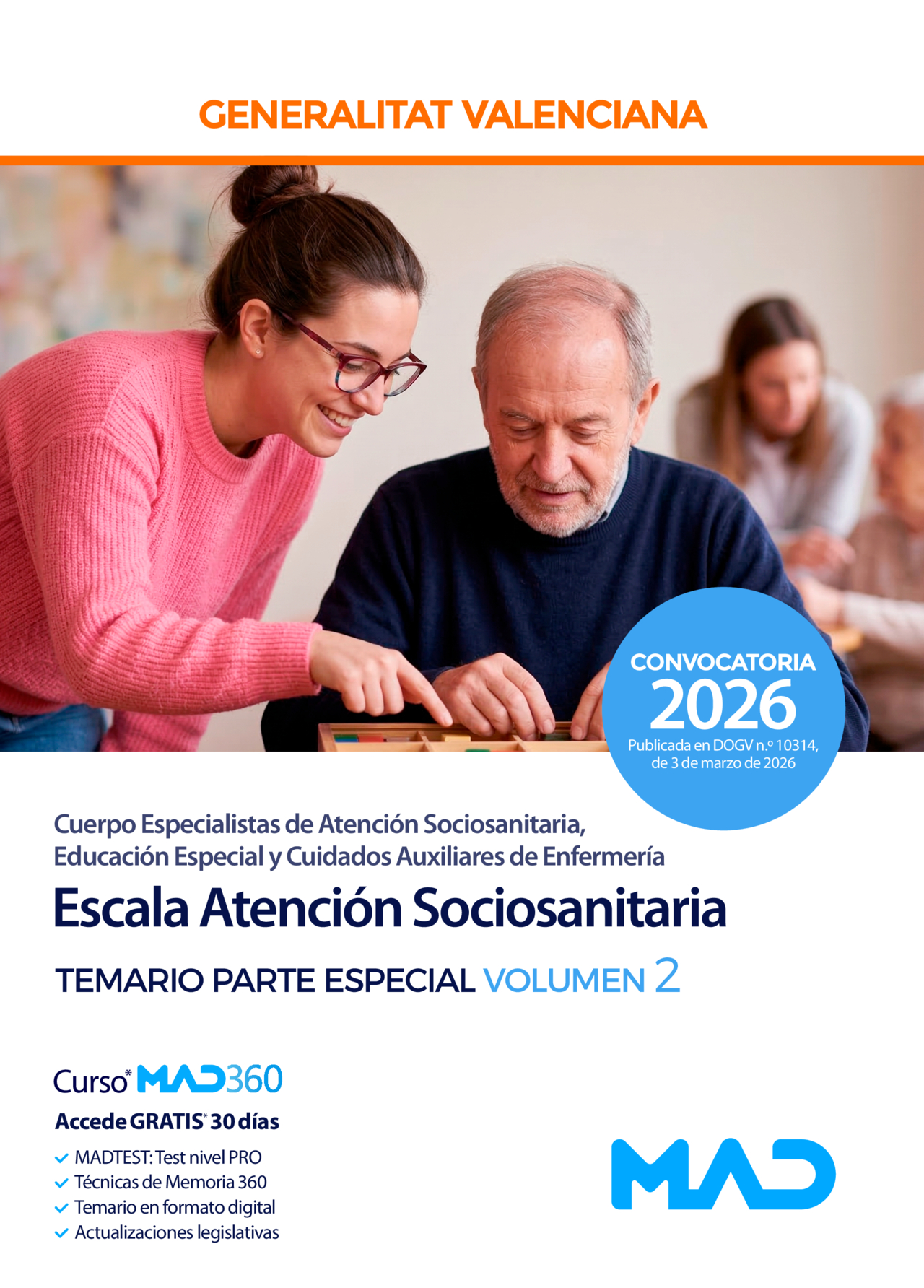 Escala Atención Sociosanitaria (C1-04-01 Atención Sociosanitaria, Educación Especial y Cuidados Auxiliares de Enfermería)