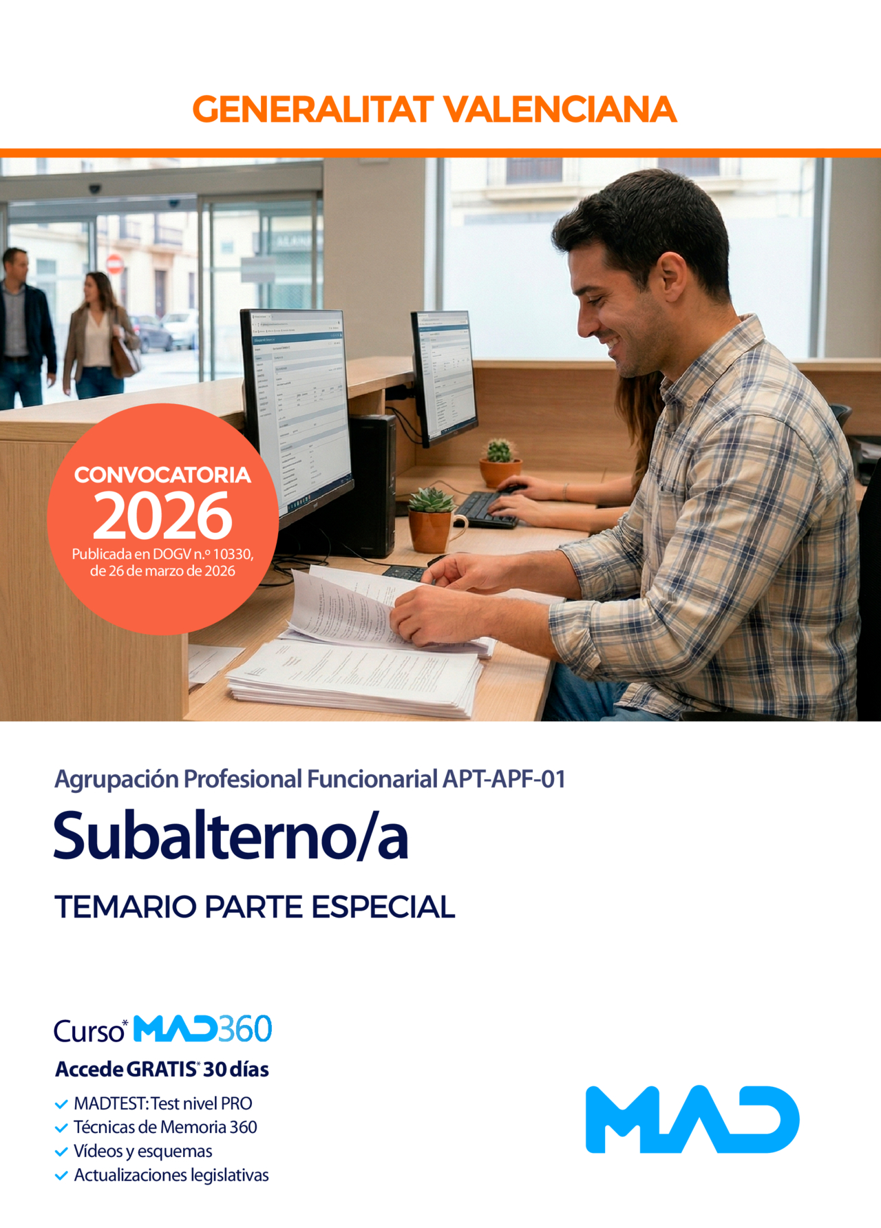 Subalterno/a (Agrupación Profesional Funcionarial APT-APF-01)