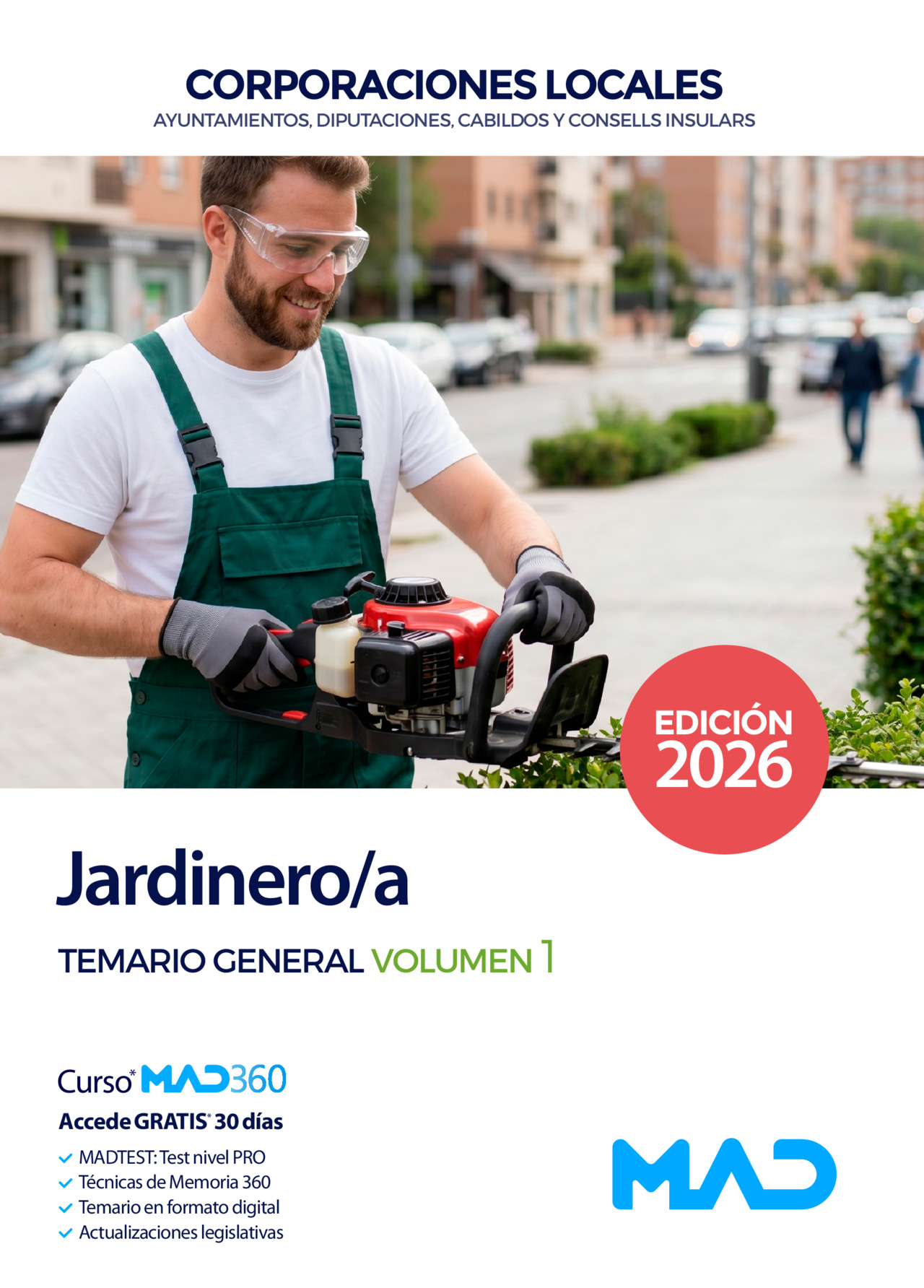 Jardinero/a de Ayuntamientos, Diputaciones y otras Corporaciones Locales