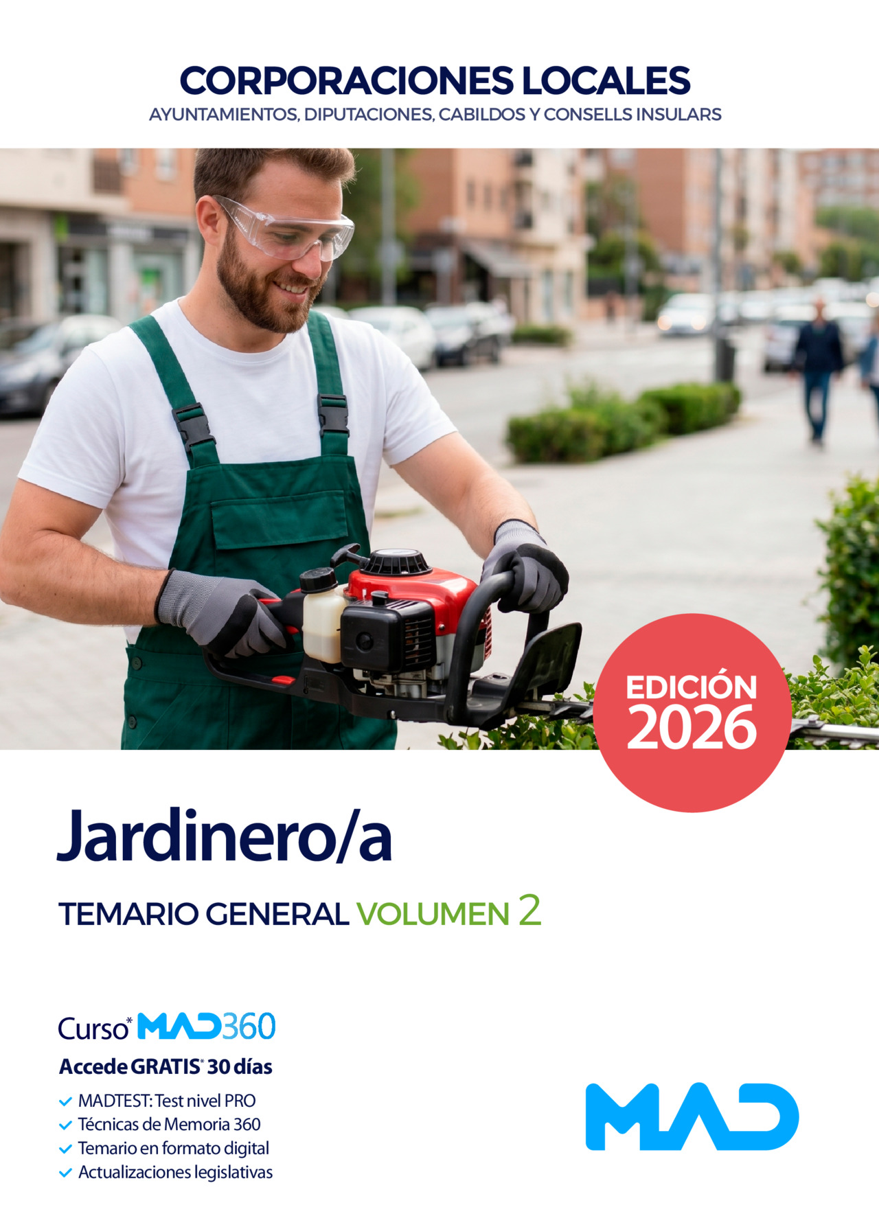 Jardinero/a de Ayuntamientos, Diputaciones y otras Corporaciones Locales