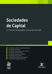 Sociedades de Capital (11ª Edición) actualizada a 19 de Enero de 2026