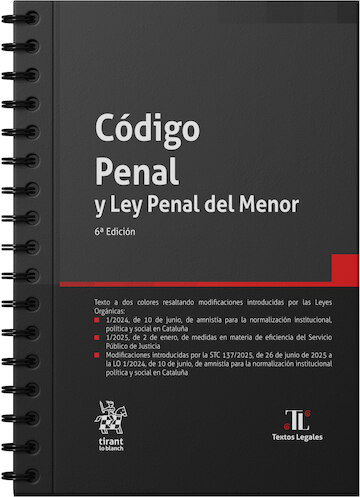 Código Penal y Ley Penal del Menor (6ª Edición) 2026 - Anillas