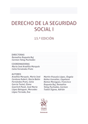 Derecho de la seguridad social I 15ª Edición