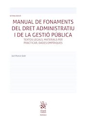 Manual de fonaments del dret administratiu i de la gestió pública (7ª Edició)