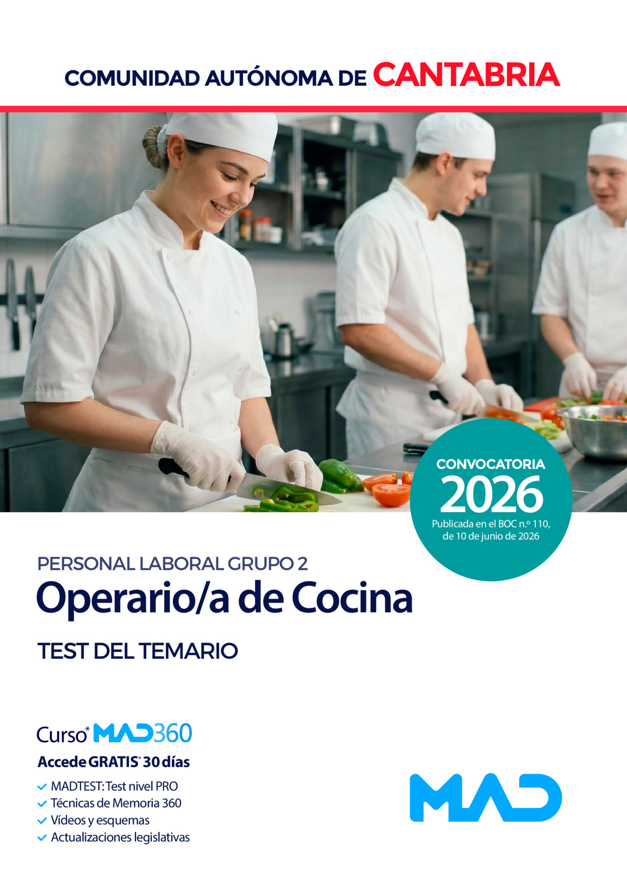 Operario de Cocina (Personal Laboral Grupo 2)