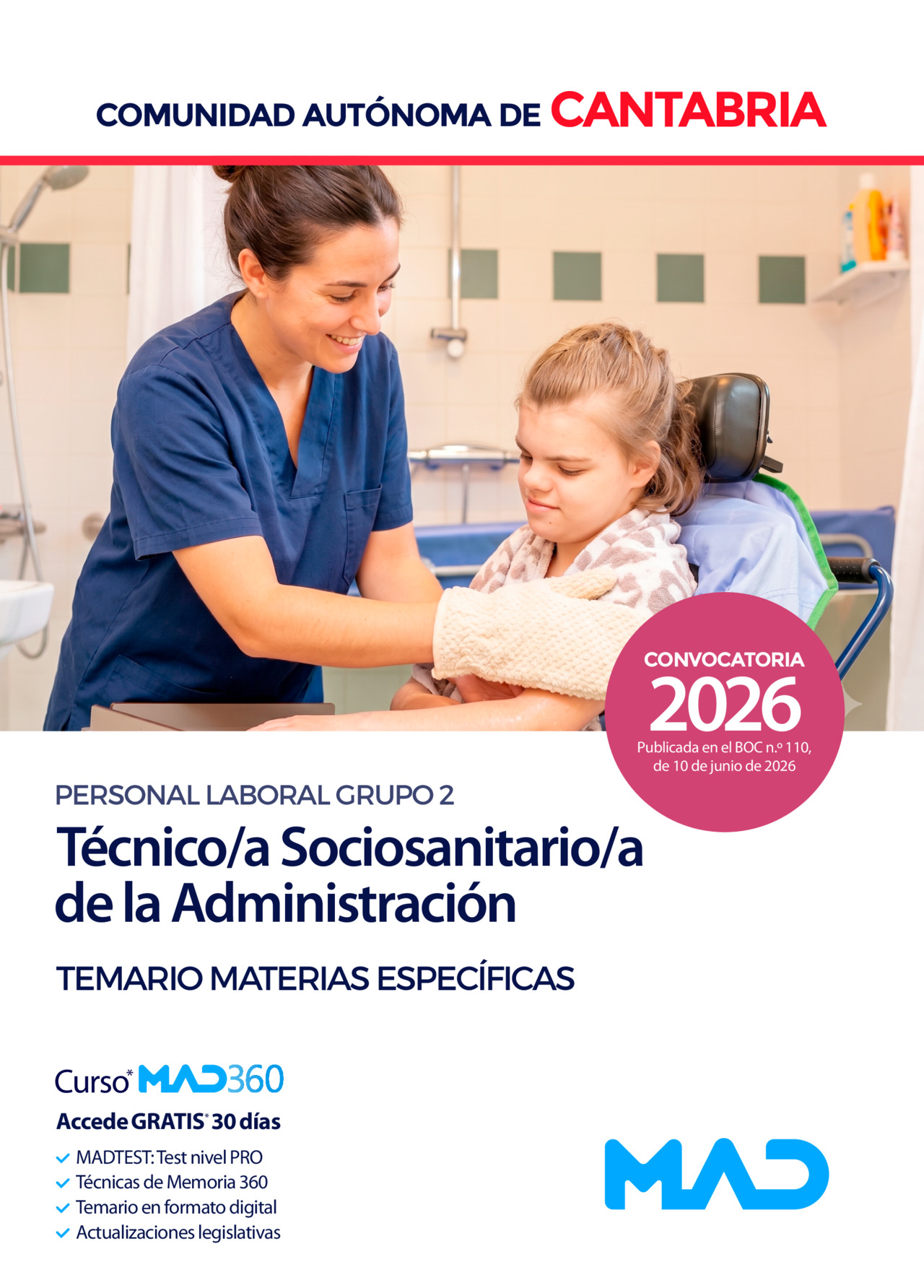 Técnico/a Sociosanitario/a (Personal Laboral Grupo 2)