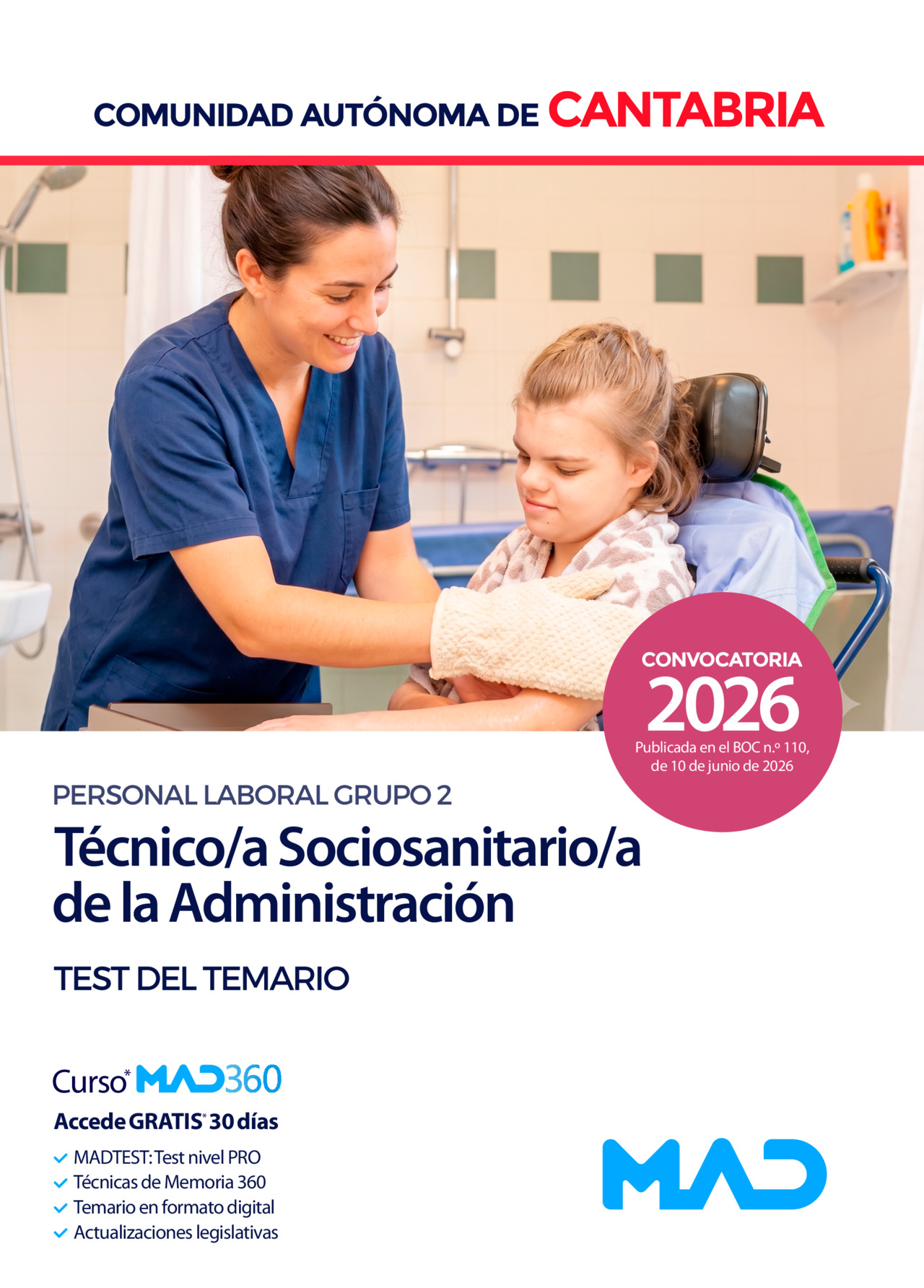 Técnico/a Sociosanitario/a (Personal Laboral Grupo 2)