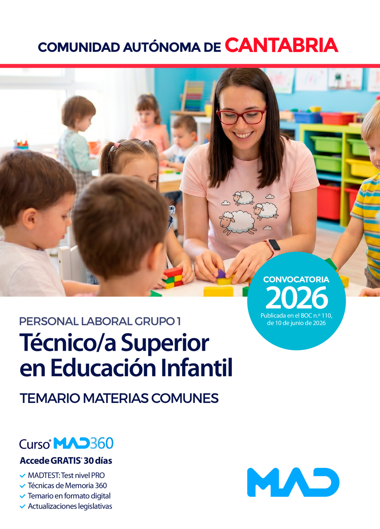 Técnico/a Superior en Educación Infantil (Personal Laboral Grupo 1)