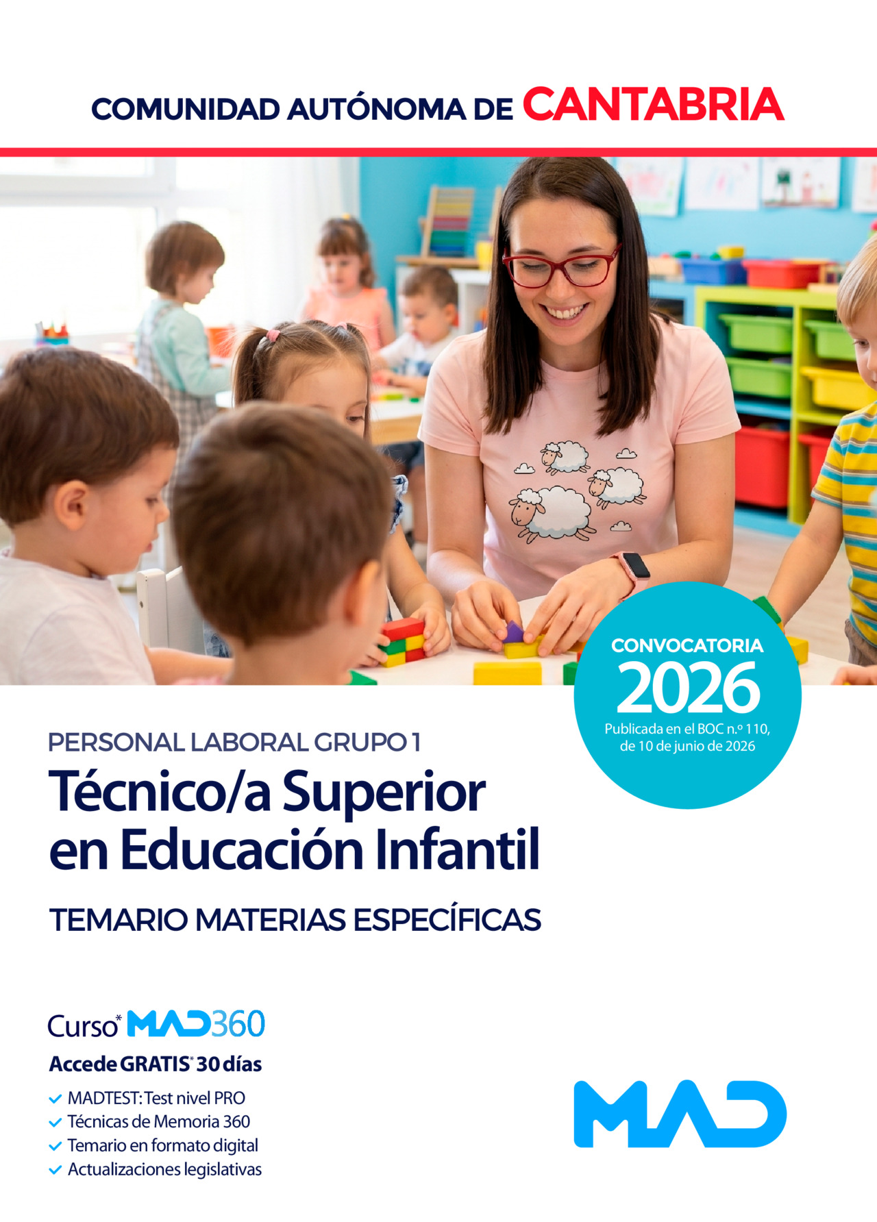 Técnico/a Superior en Educación Infantil (Personal Laboral Grupo 1)