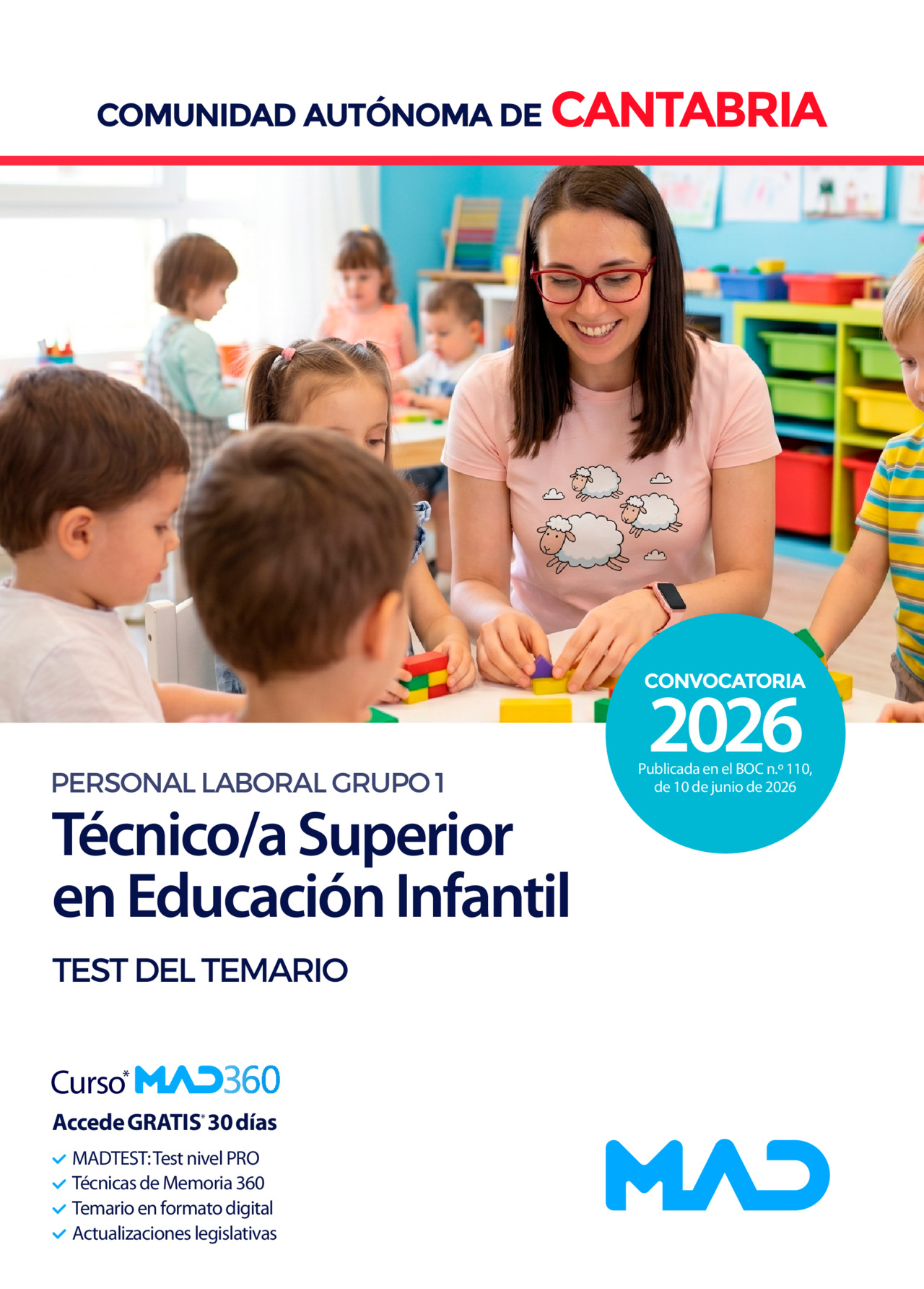 Técnico/a Superior en Educación Infantil (Personal Laboral Grupo 1)