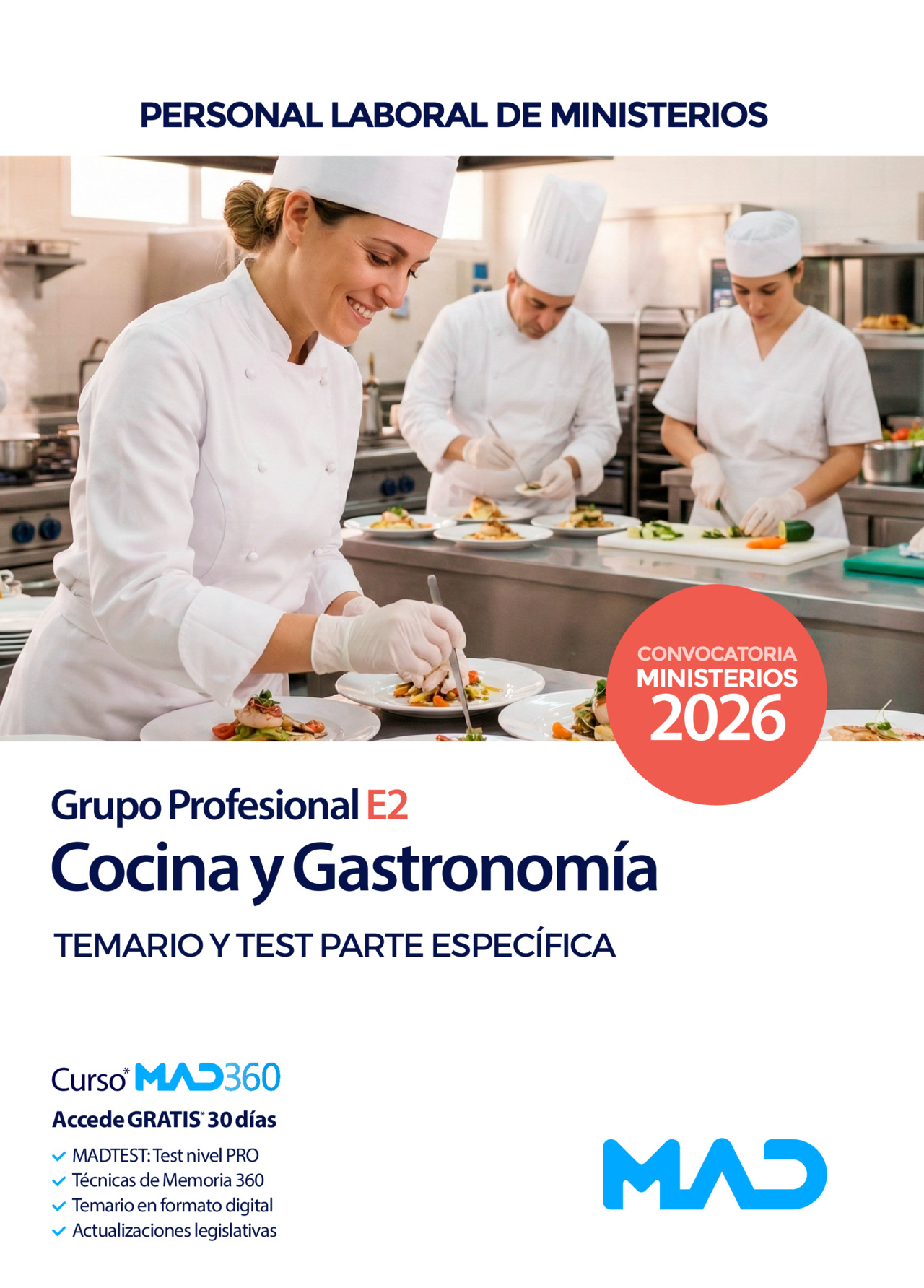 Cocina y Gastronomía (Grupo Profesional E2)