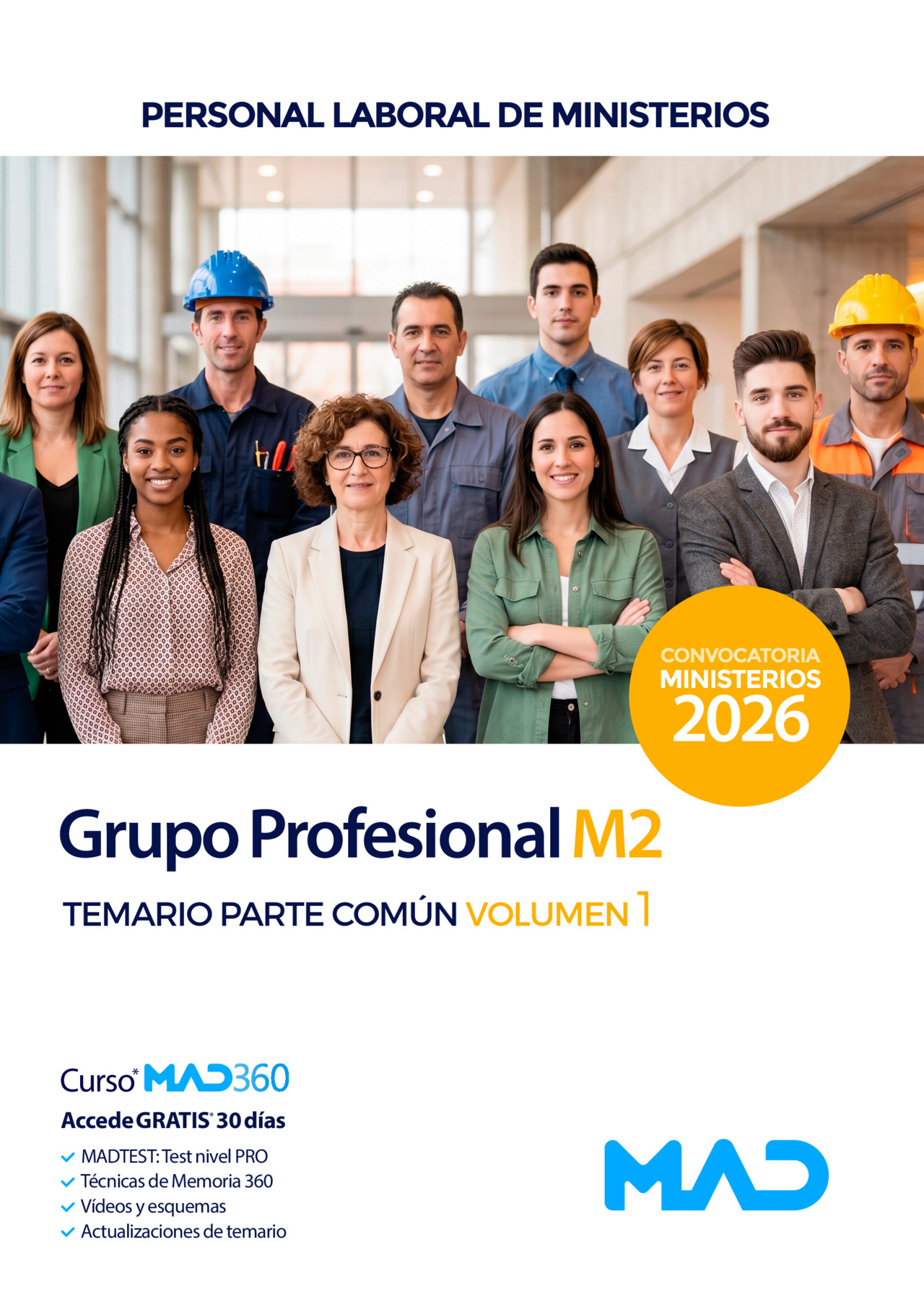 Grupo Profesional M2. Personal Laboral de Ministerios
