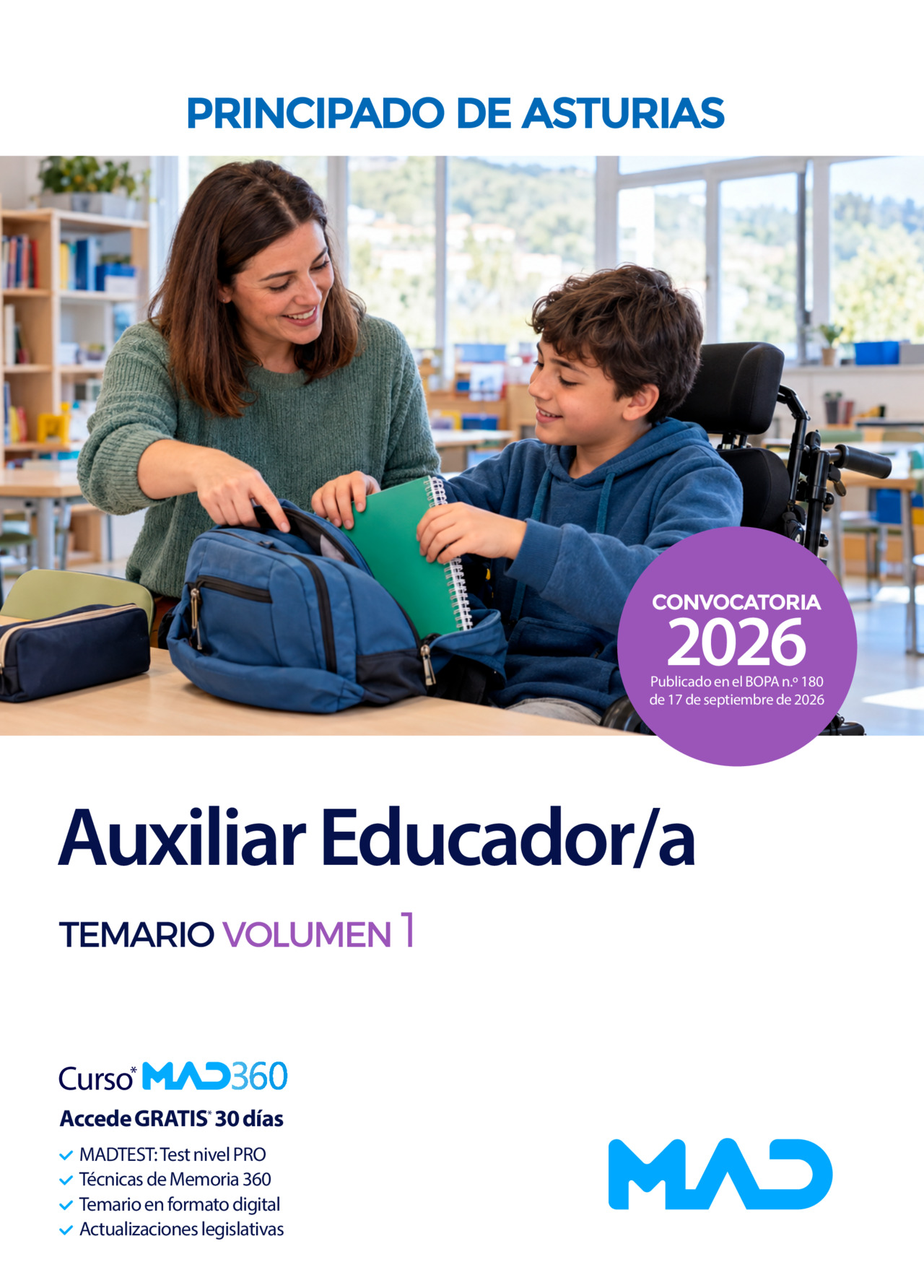 Auxiliar Educador/a