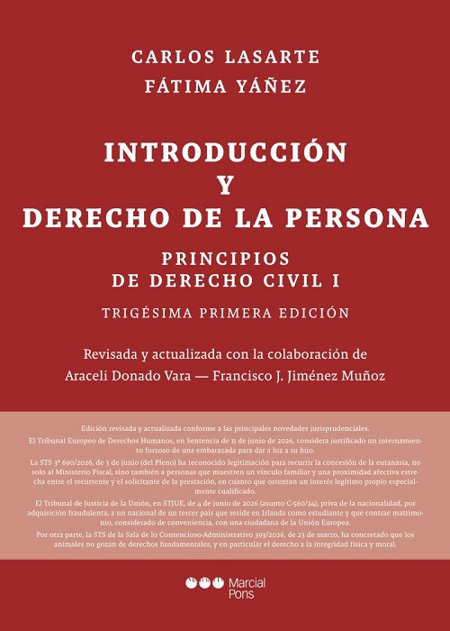 Principios de Derecho civil. Tomo I - Introducción y Derecho de la persona 31ª Edición