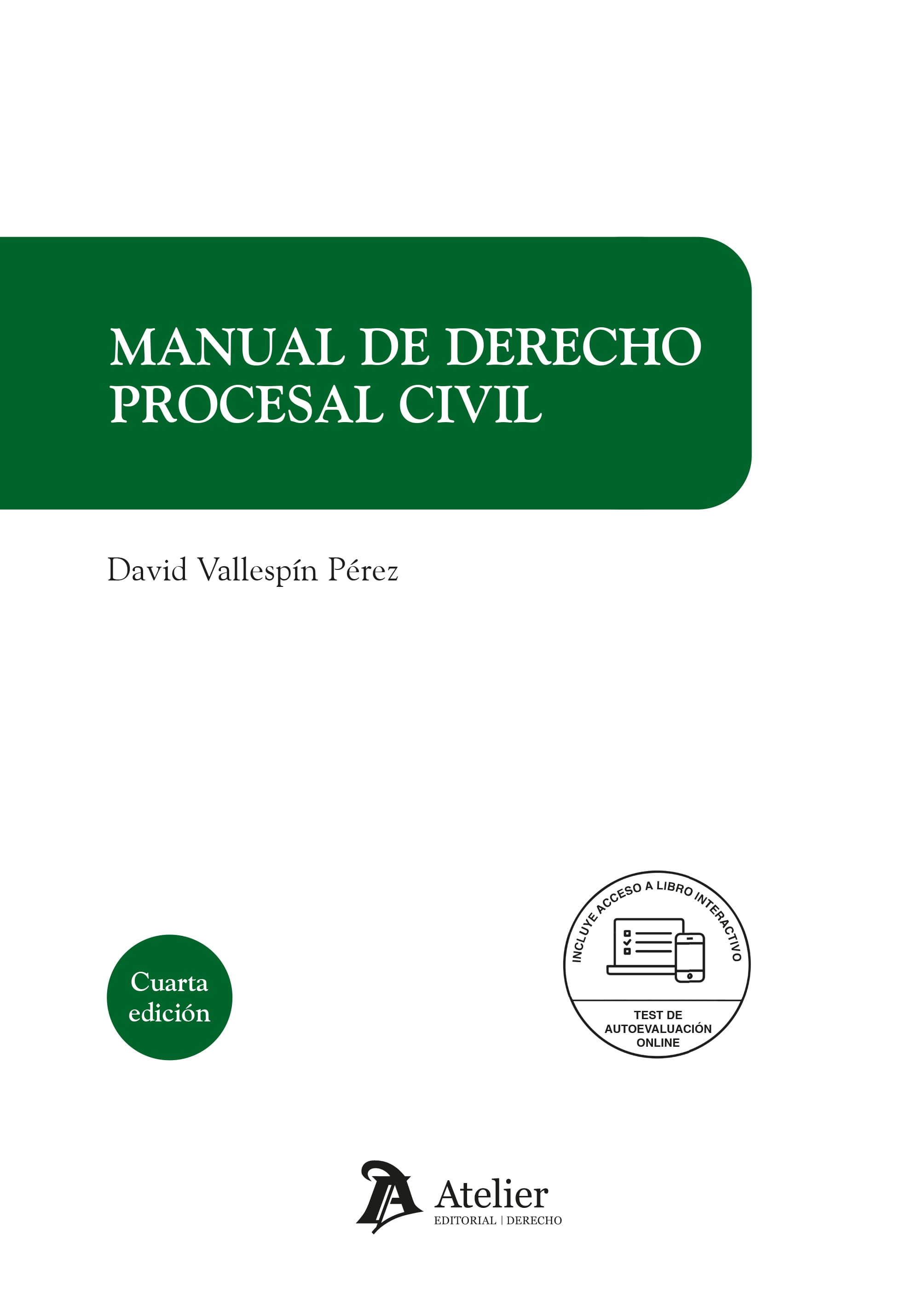 Manual de Derecho procesal civil (4ª Edición)