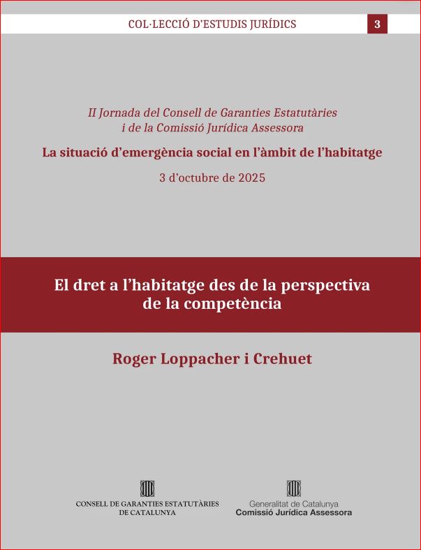 El dret a l’habitatge des de la perspectiva de la competència