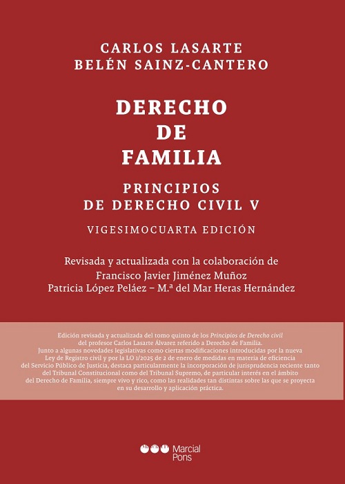 Principios de Derecho Civil. Tomo V. Derecho de familia 24ª Edición