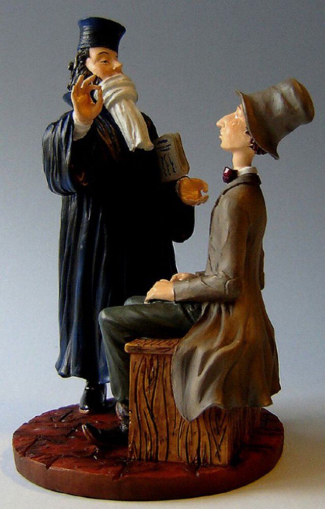 Figura de Licenciado en Derecho por Honoré Daumier
